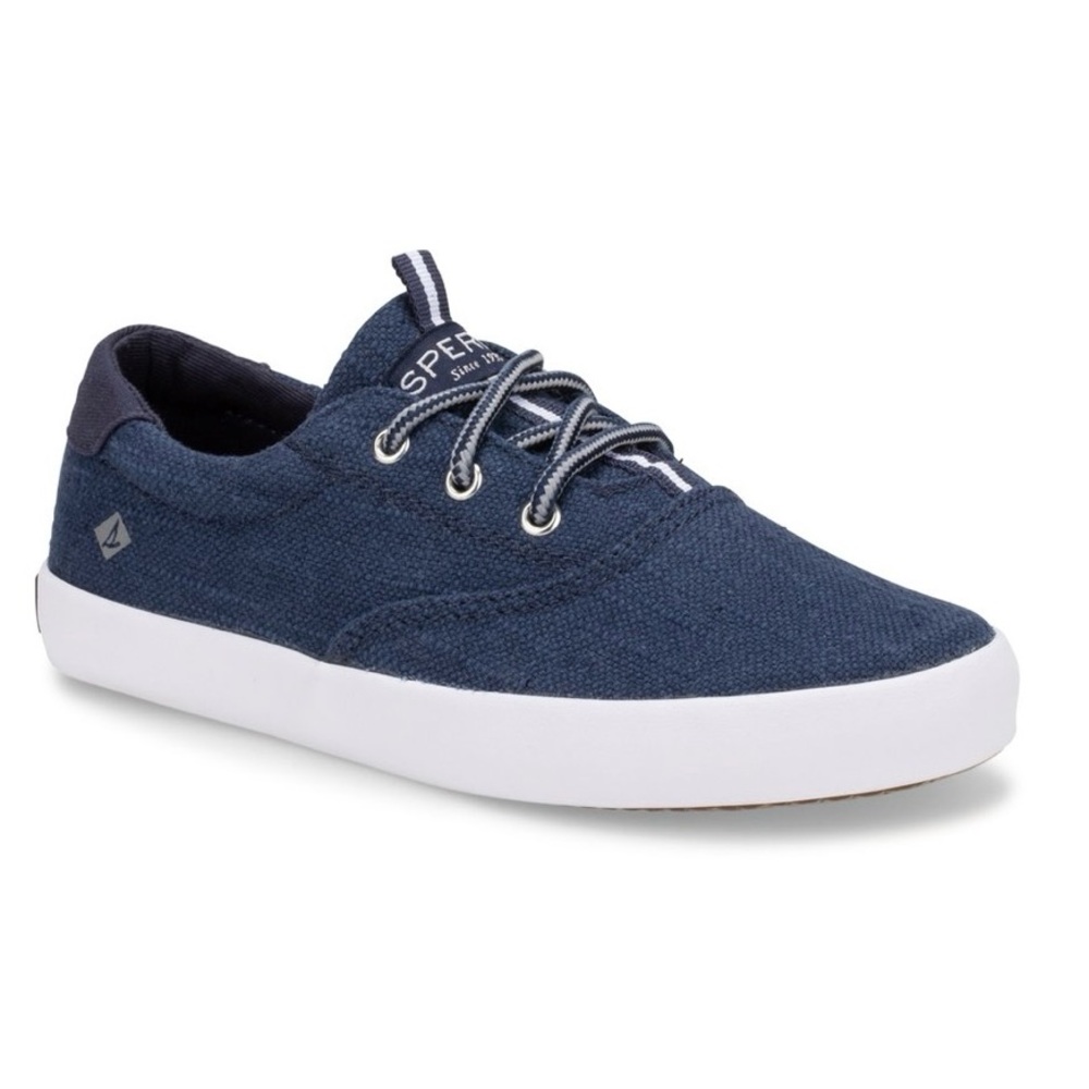 NWOT - Sperry Unisex-Child Spinnaker Washable Sneaker in Navy, Size 6.5